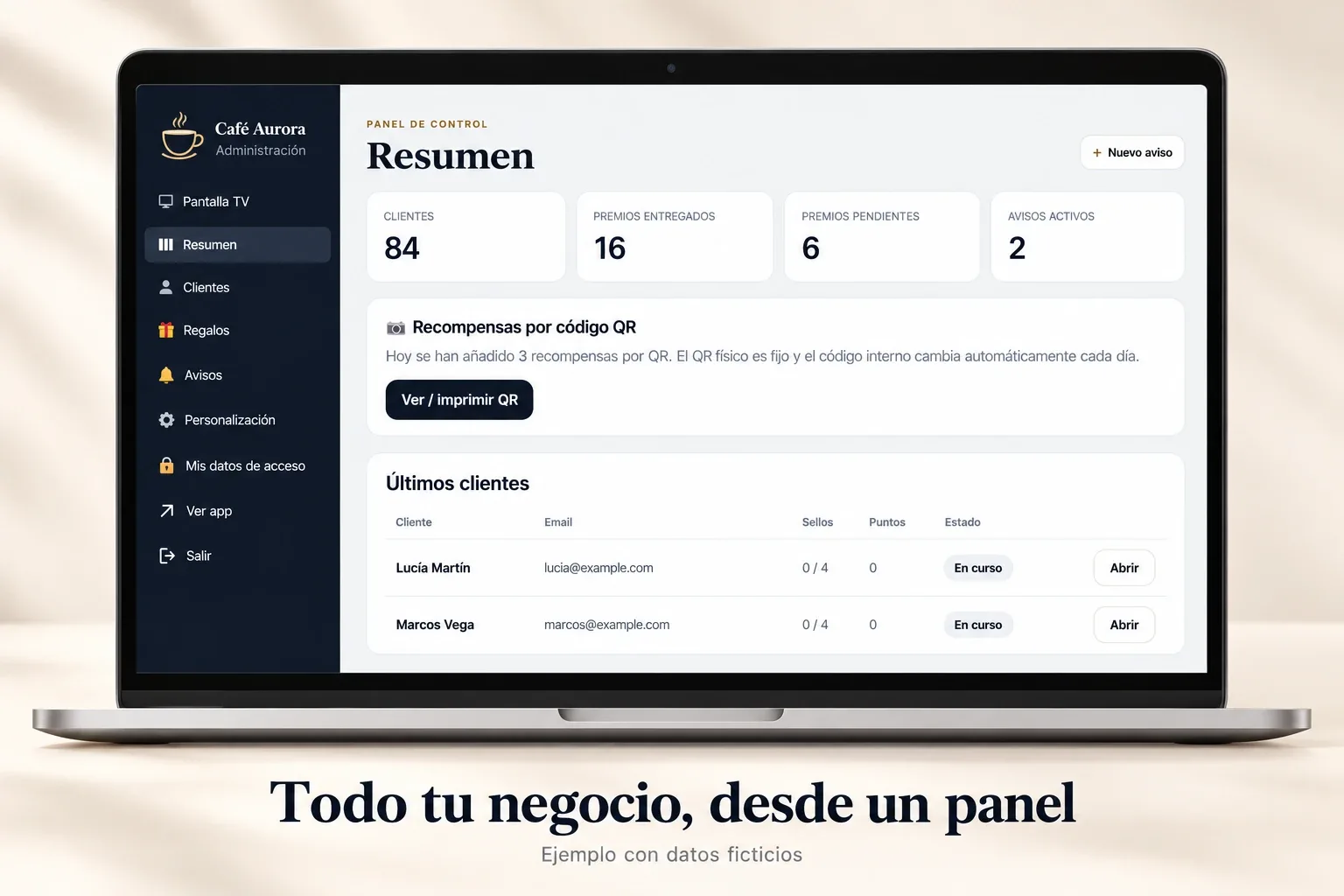 Captura 2 de Fidelización Digital para Comercios