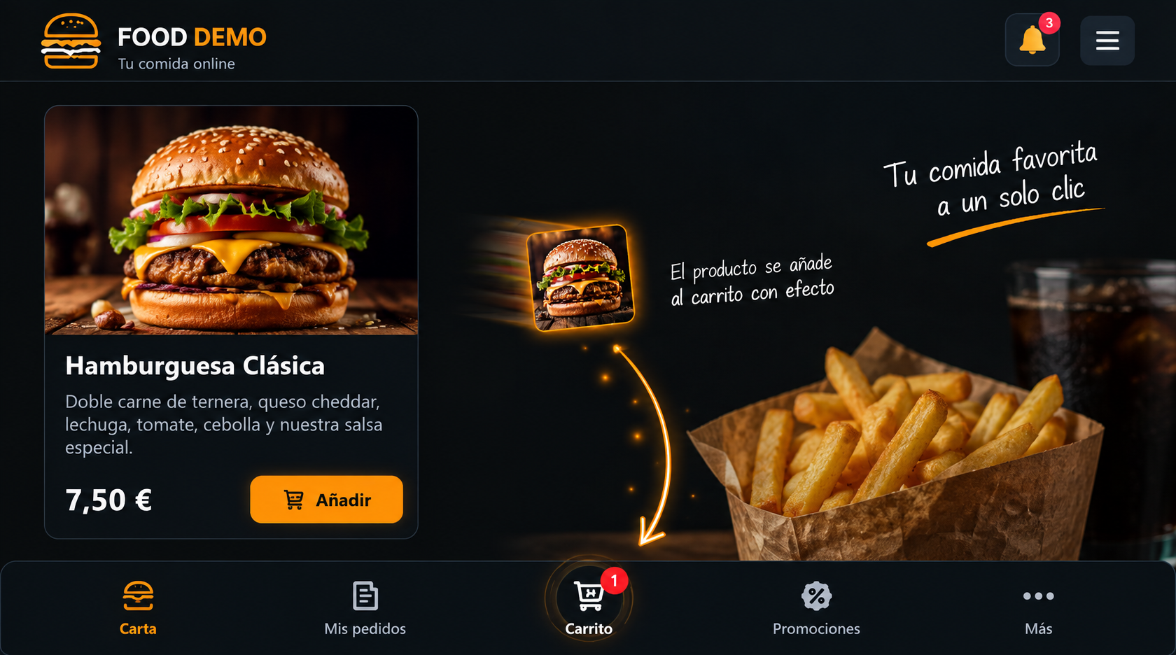 🍔 Sistema de pedidos online para restaurantes