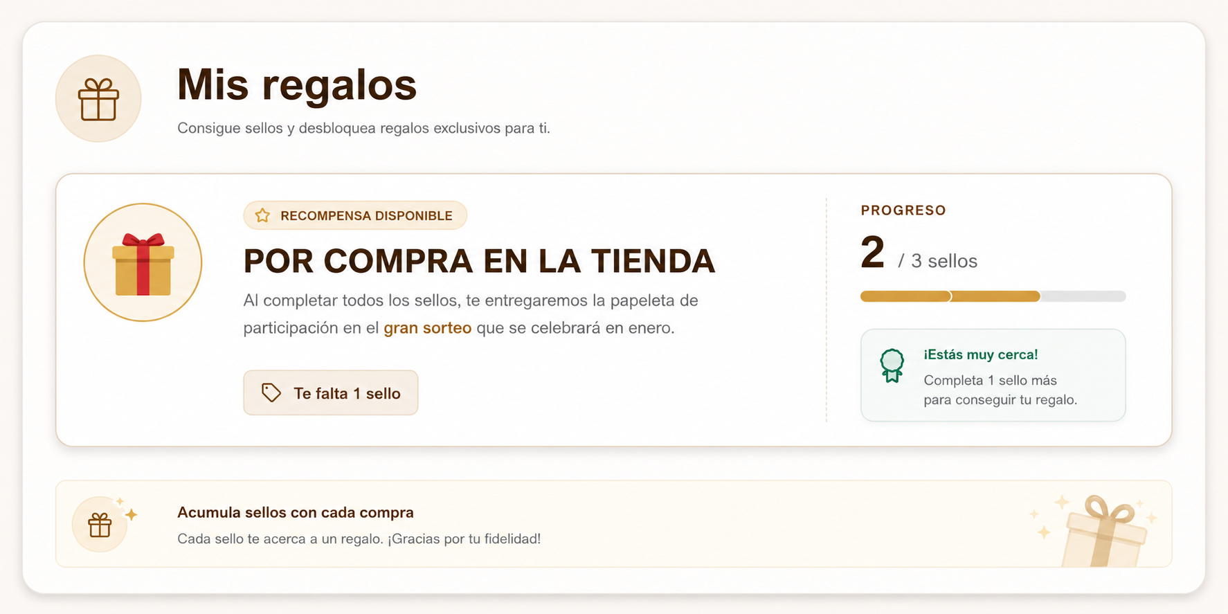 Captura de Tarjeta de Fidelización Digital